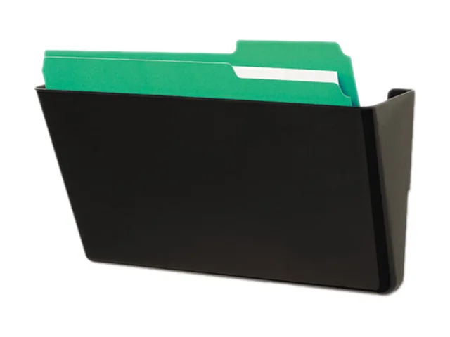 Universal Business Supply Universal Business Supply Add-On Pocket File Folder, Black, 13" W x 4.13" D, for 08121 Set — product photo