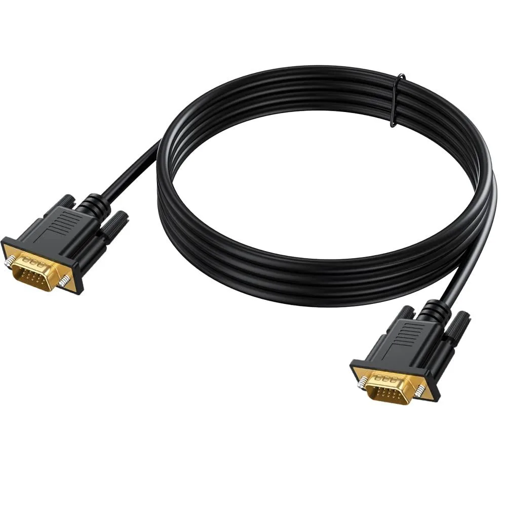 BUCIER BUCIER VGA cable 10 ft 15-pin male-to-male 1080P 60Hz — product photo