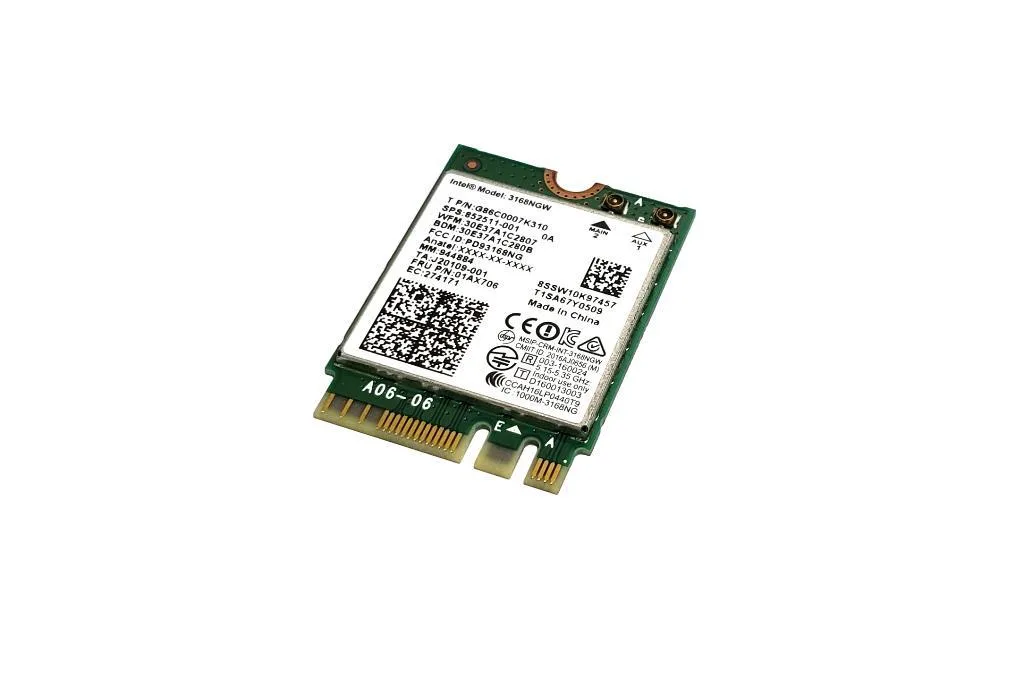 Intel Intel 3168NGW Wi-Fi 5 Bluetooth 4.2 M.2 2230 adapter — product photo