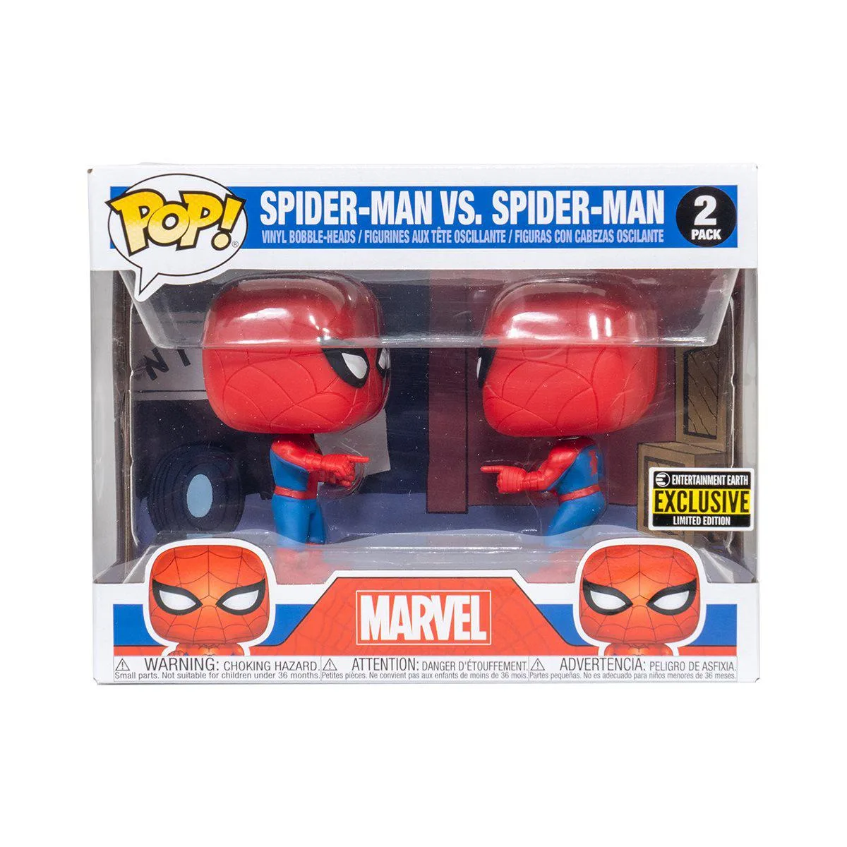 Funko Funko Spider-Man Imposter Pop! Vinyl Figure 2-Pack Entertainment Earth Exclusive — product photo
