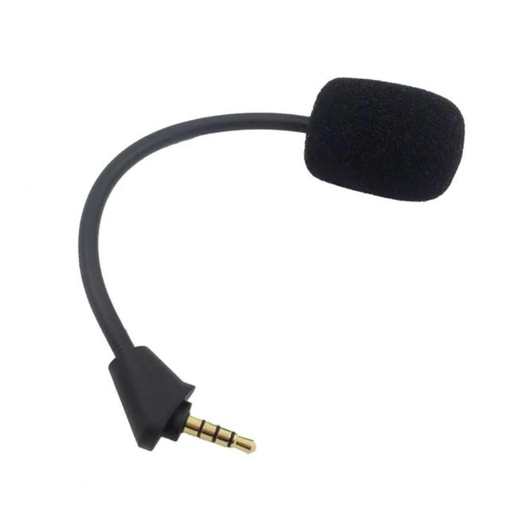 Detachable 15 cm boom microphone for HyperX Cloud II Wireless, flexible ABS finish