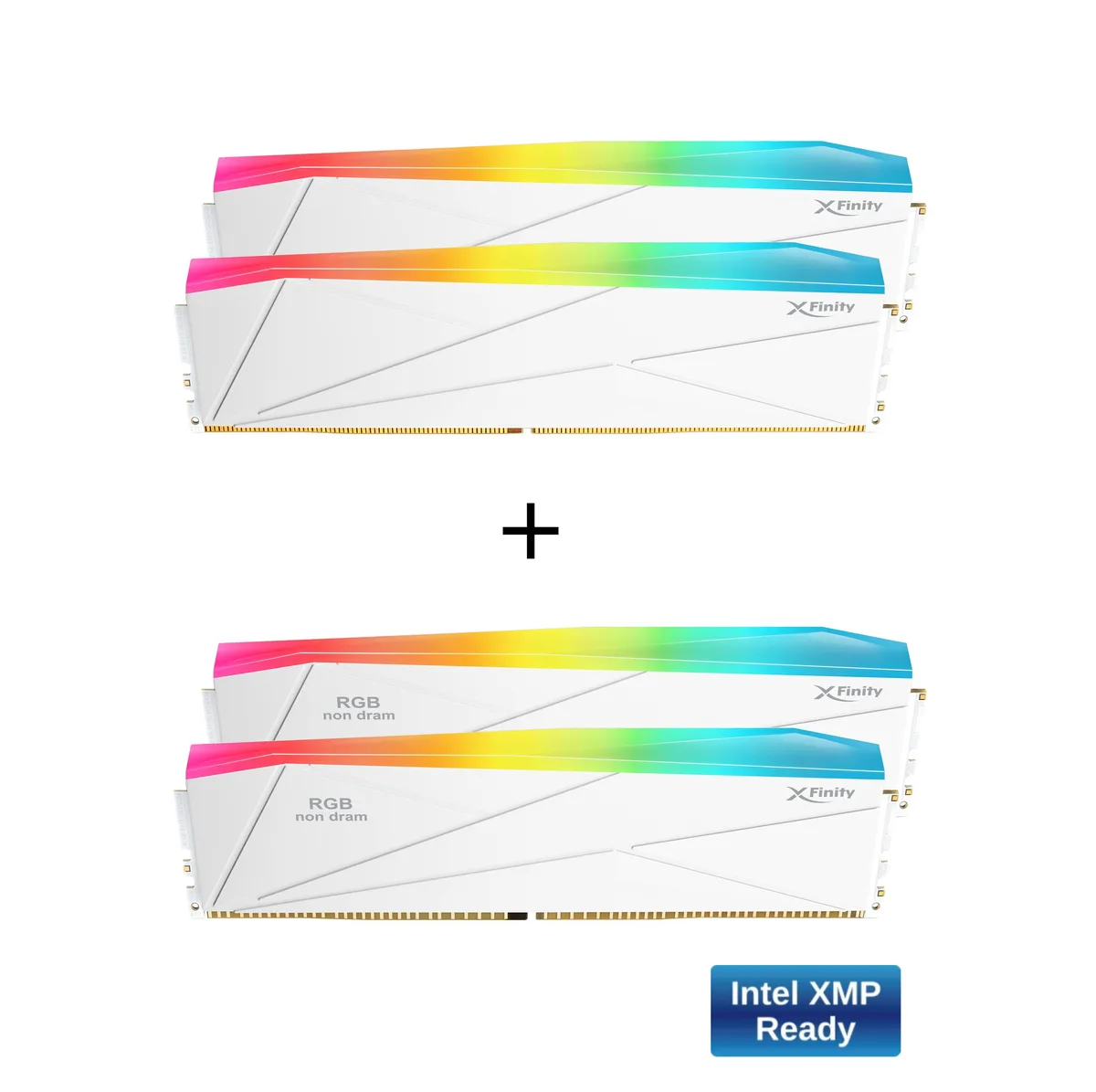 V-color V-color TMXFCL2482840WS-DW 48GB (2×24GB) DDR5 8200MHz CL40 desktop RAM — product photo