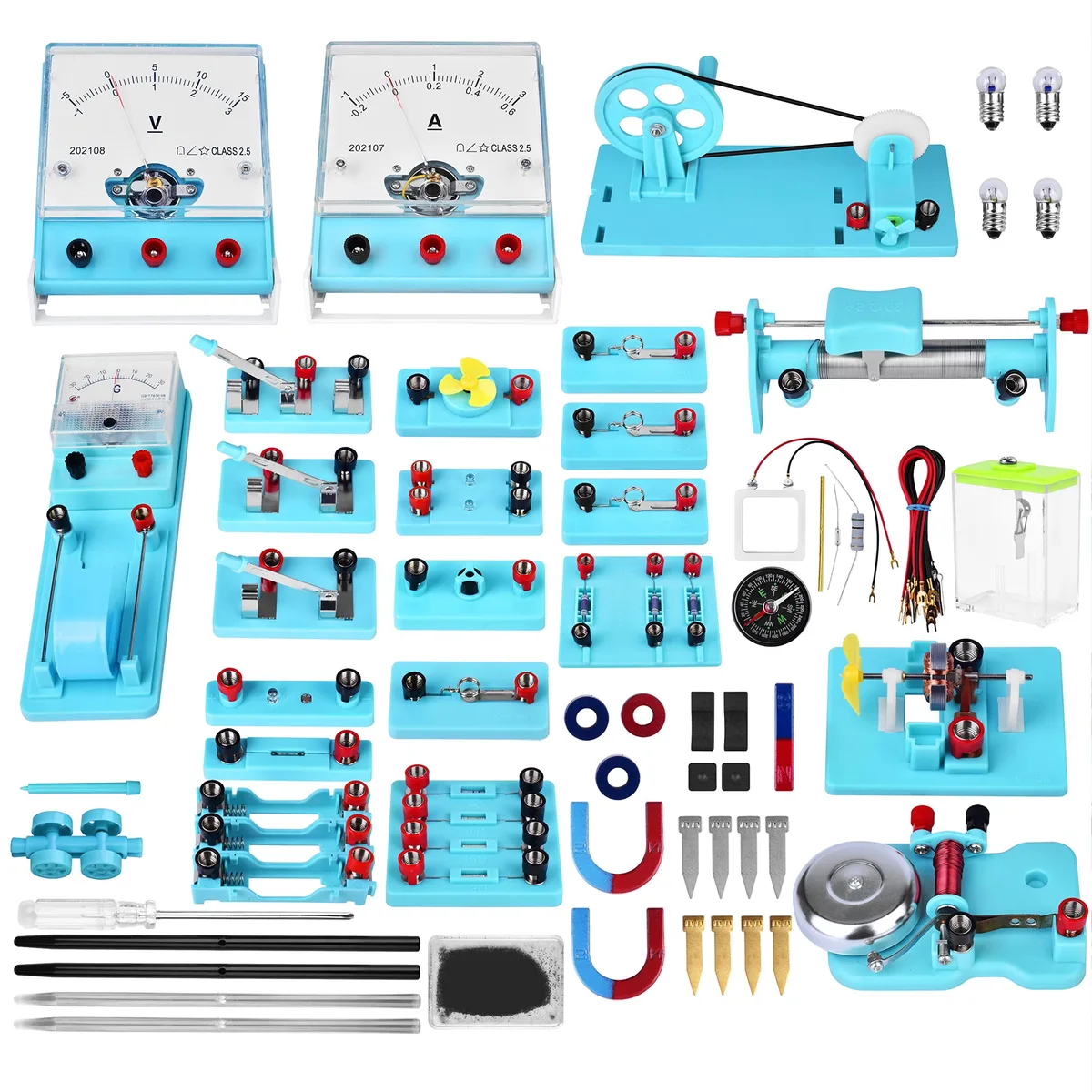  Science Experiment Kit for Kids Electricity and Magnetism Stem Physics Lab Circuit Board Learning Starter — product photo