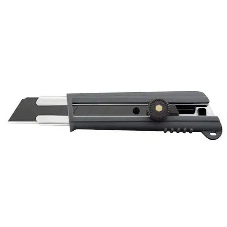Olfa NH-1 snap-off utility knife, grey plastic handle with rubberised grip, 7 in length