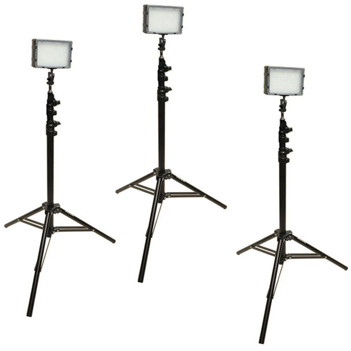 Bescor Bescor Field Pro FP-180 Bi-Color LED 3-Light Kit Studio — product photo