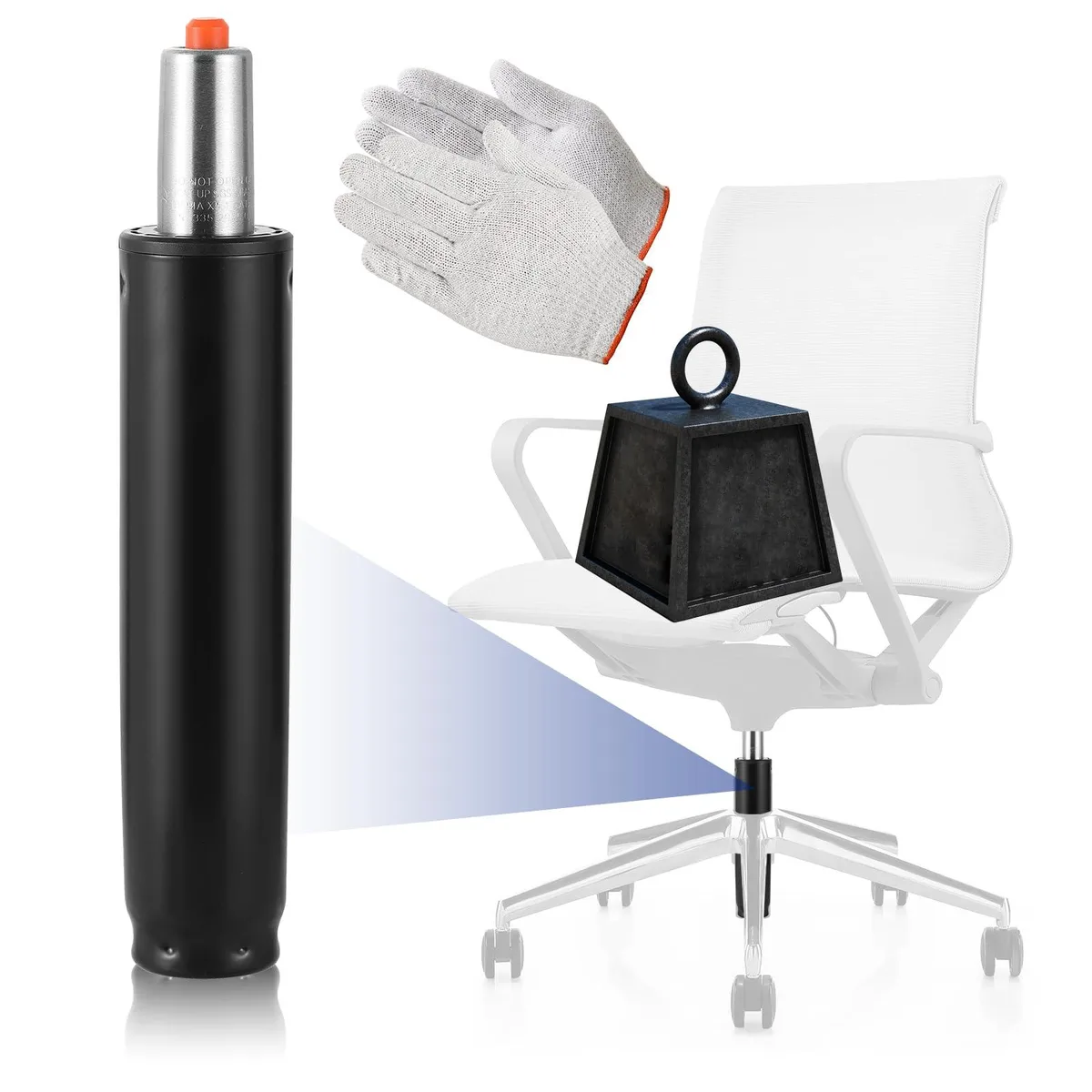  WORKPRO Office Chair Gas Lift Cylinder 5" Stroke 500 lbs CC250224-1 — product photo