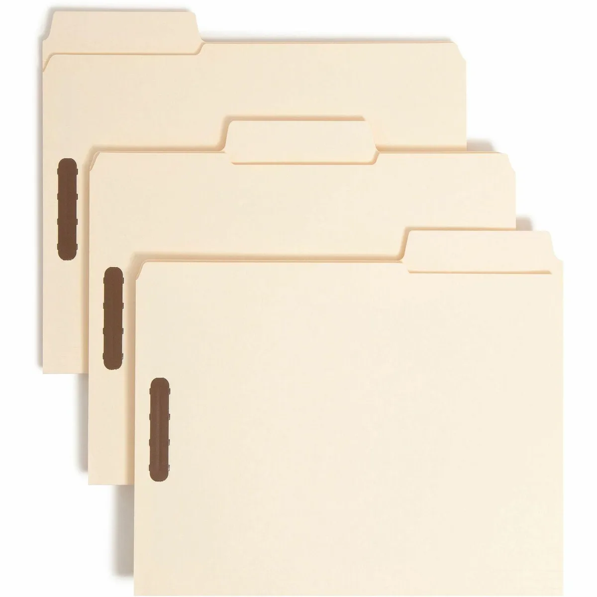 Smead Smead 14545 SuperTab 2-Fastener File Folders, Letter, Manila, 50/Box — product photo