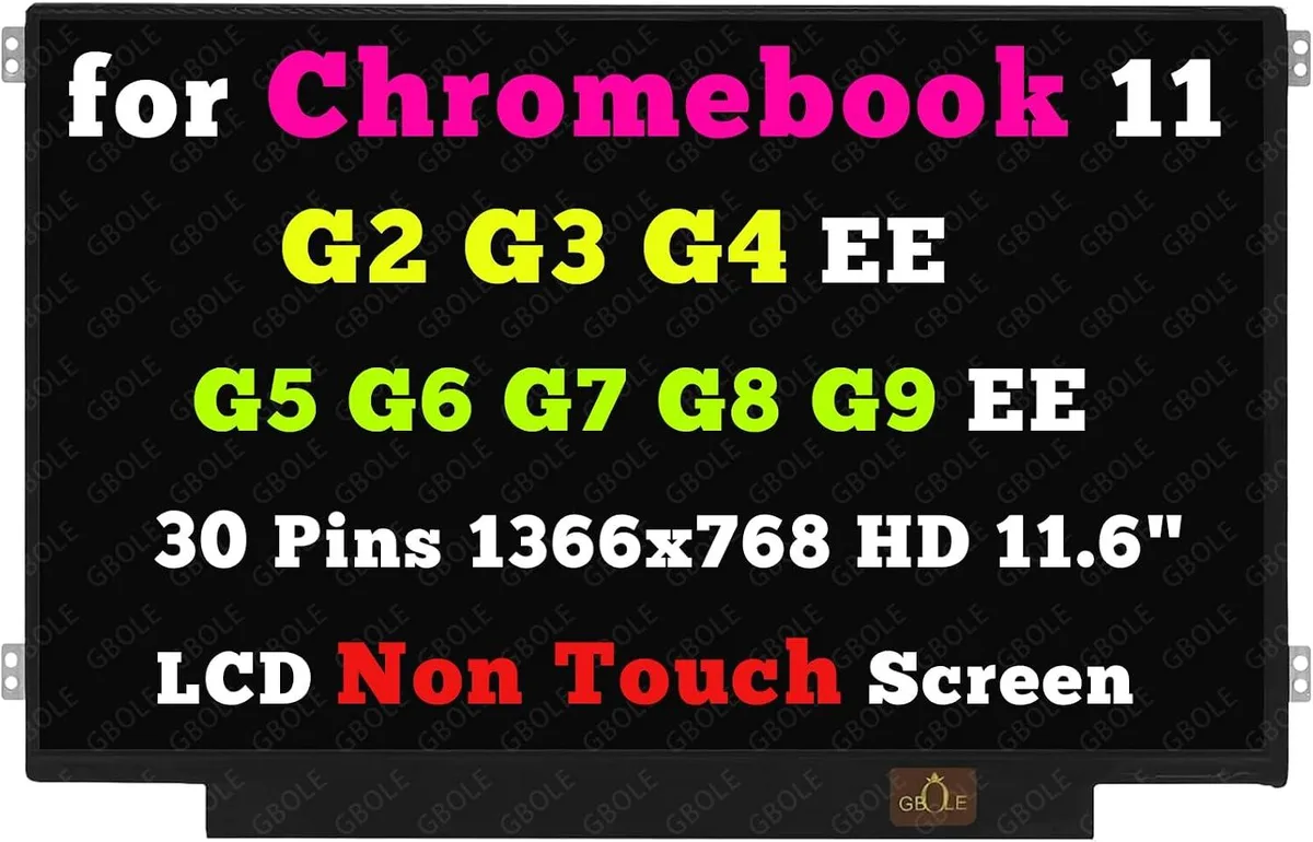 NUOLAISUN NUOLAISUN 11 1366x768 30Pin LCD Non Touch Screen — product photo
