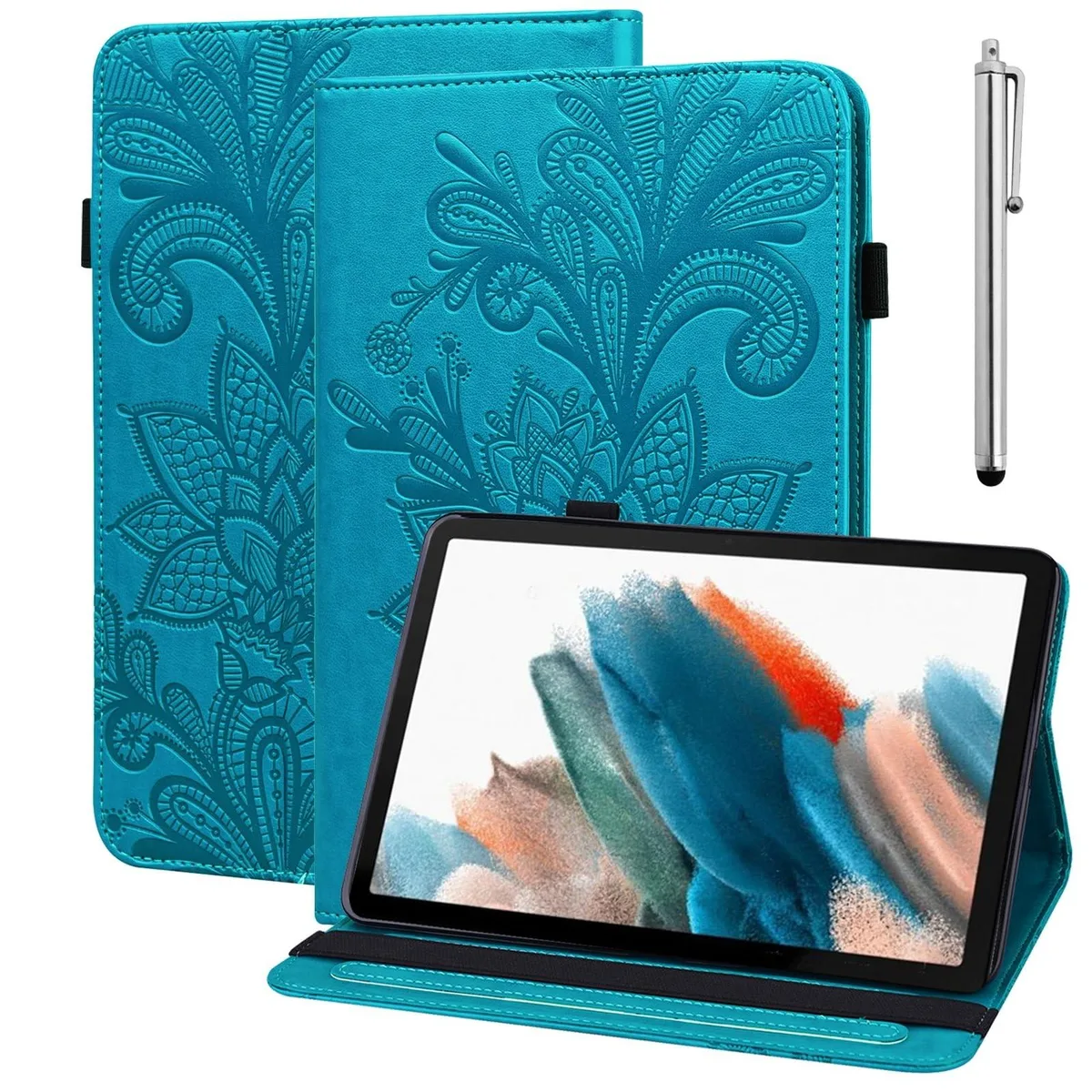 ARENTI ARENTI 2 in 1 Accessory for Kindle Fire HD 8 10th 12th Gen Blue — product photo