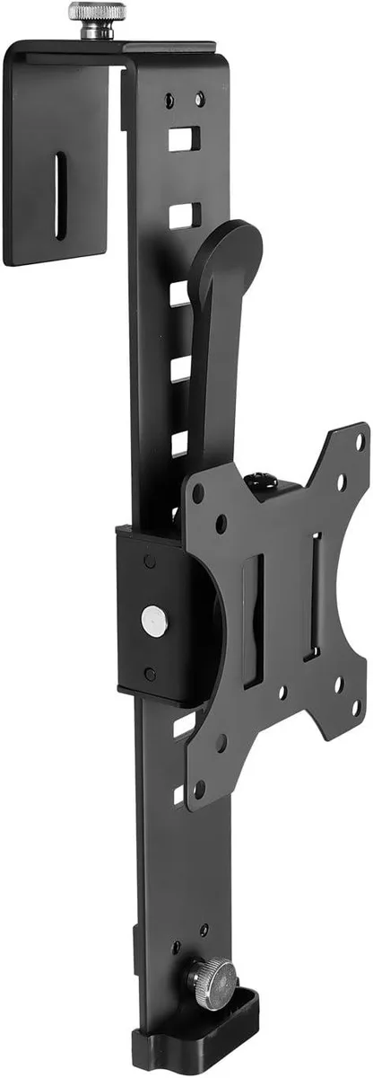 PISKEKAT PISKEKAT Cubicle Monitor Mount VESA 75/100 Height Adjust 17-32in 17.6lb Black — product photo