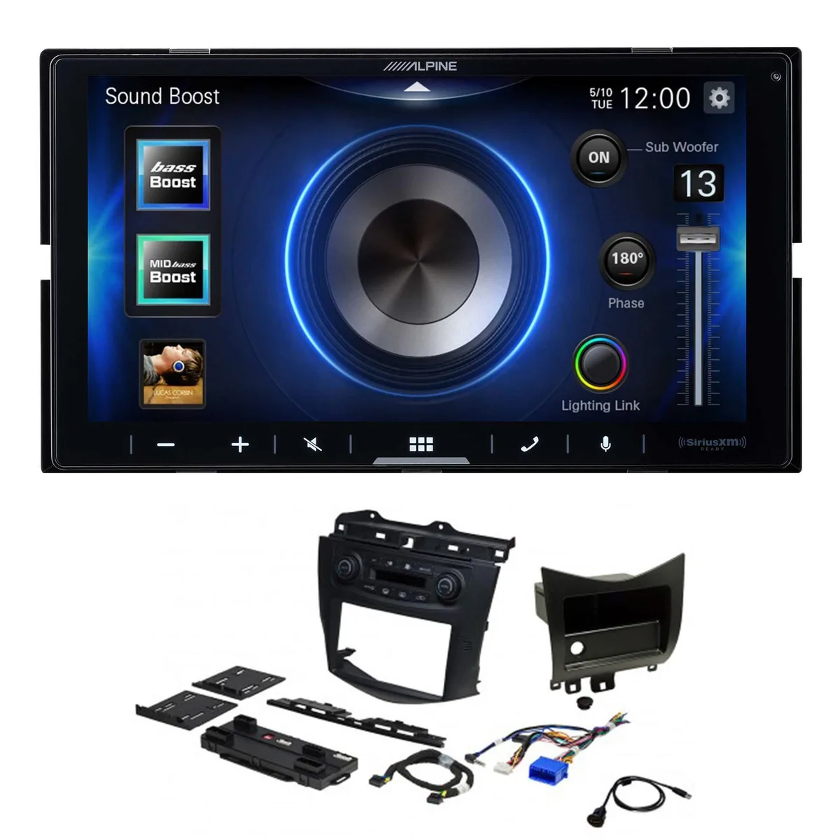 Alpine Alpine ILX-W670 7-Inch Receiver with PAC RPK4-HD1101 Kit for 2003-2007 Honda Accord — product photo