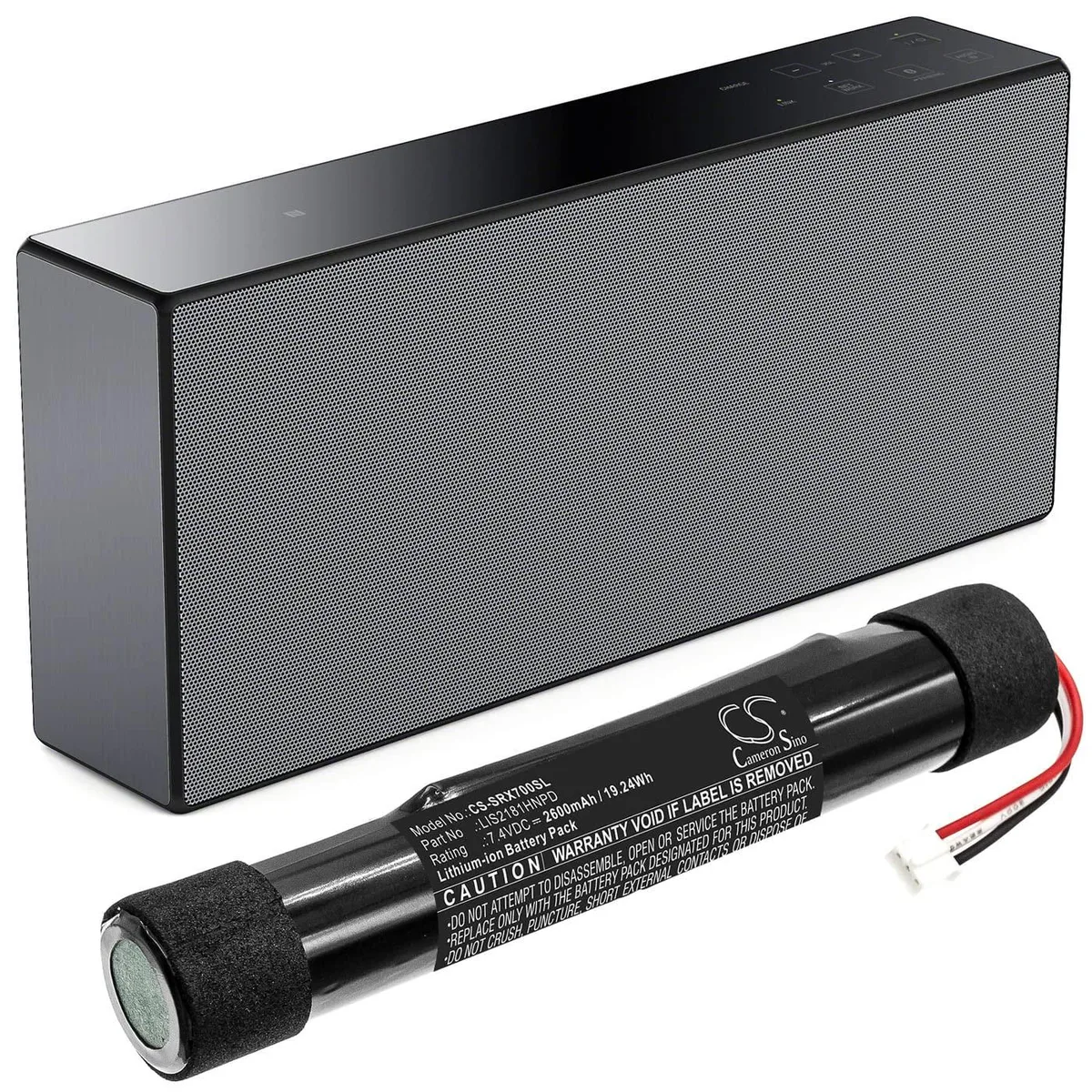  Cameron Sino Battery for Sony SRS-BTX300, SRS-X7 LIS2181HNPD 2600mAh 7.4V — product photo