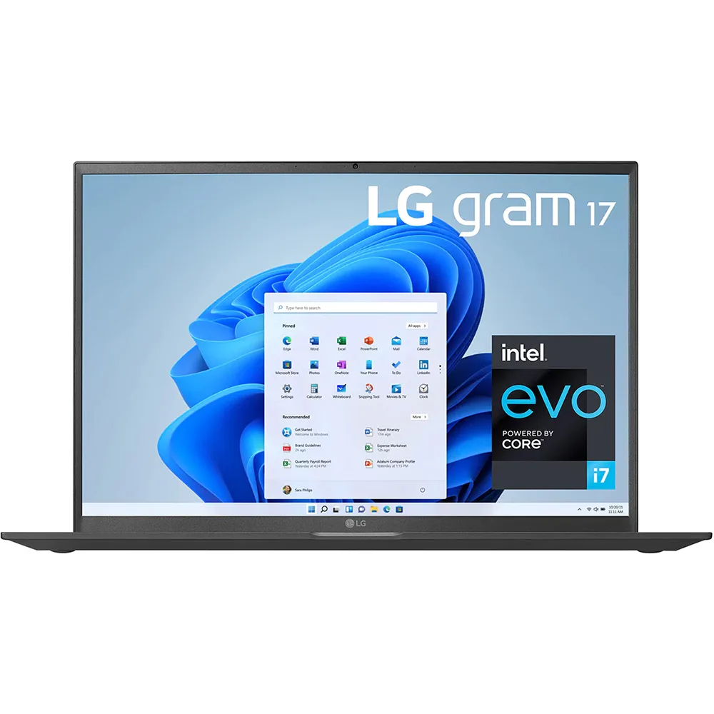 LG Electronics LG Electronics gram 17 17Z95PKAAB9 i7-1195G7 16GB 2TB laptop — product photo