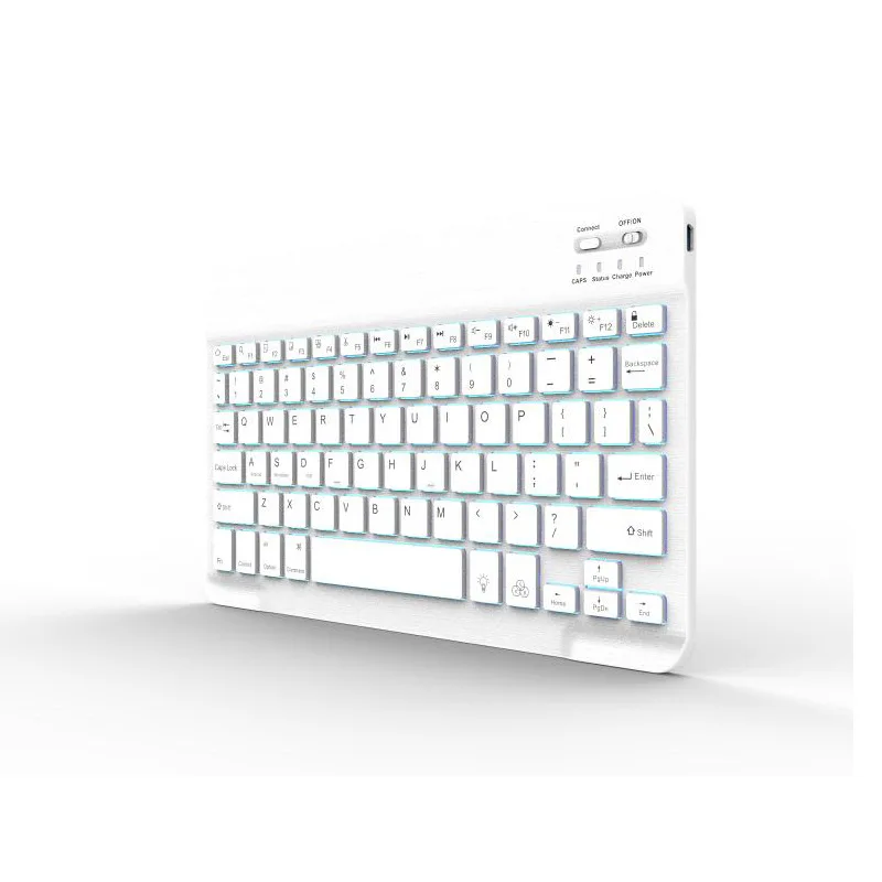 ESTONE ESTONE Ultra Wireless Bluetooth Keyboard White 9.7in 10.5in 12.9in — product photo