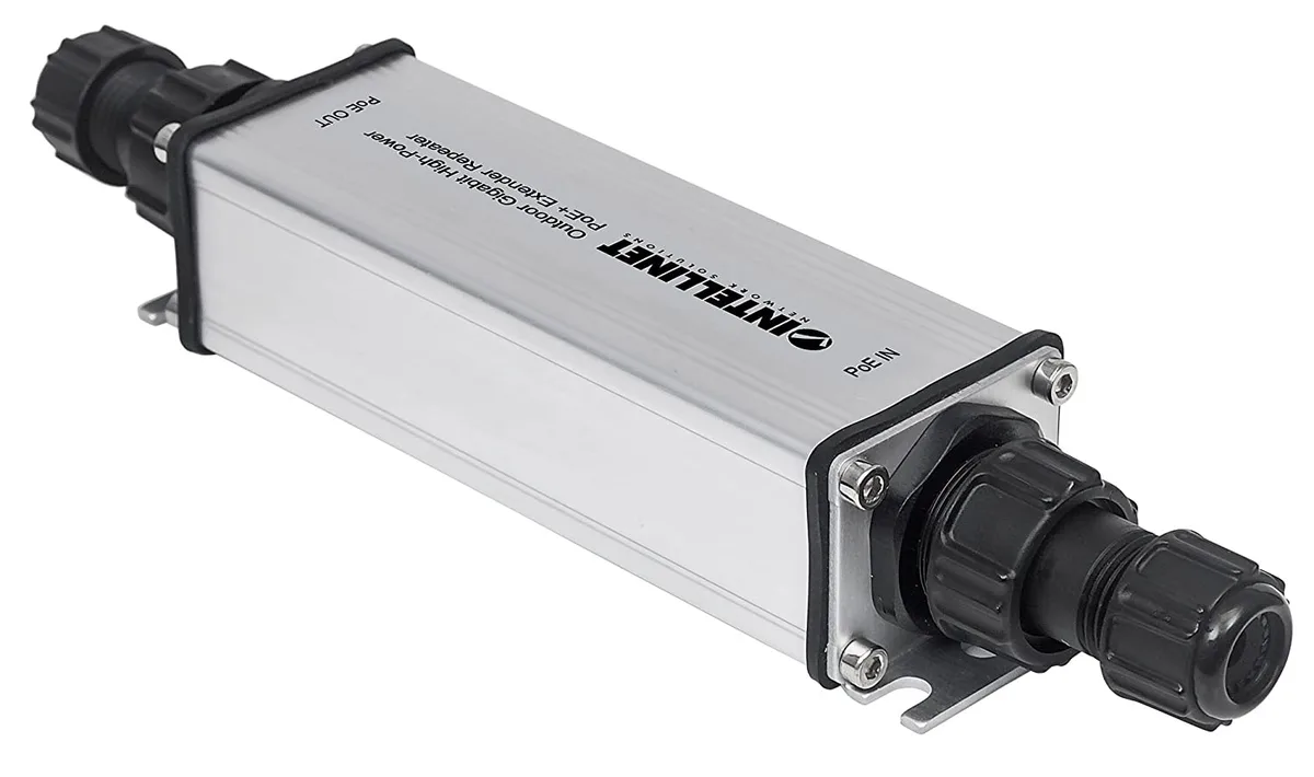 Intellinet Network Solutions Intellinet Network Solutions Outdoor Gigabit PoE+ Extender 561211 — product photo