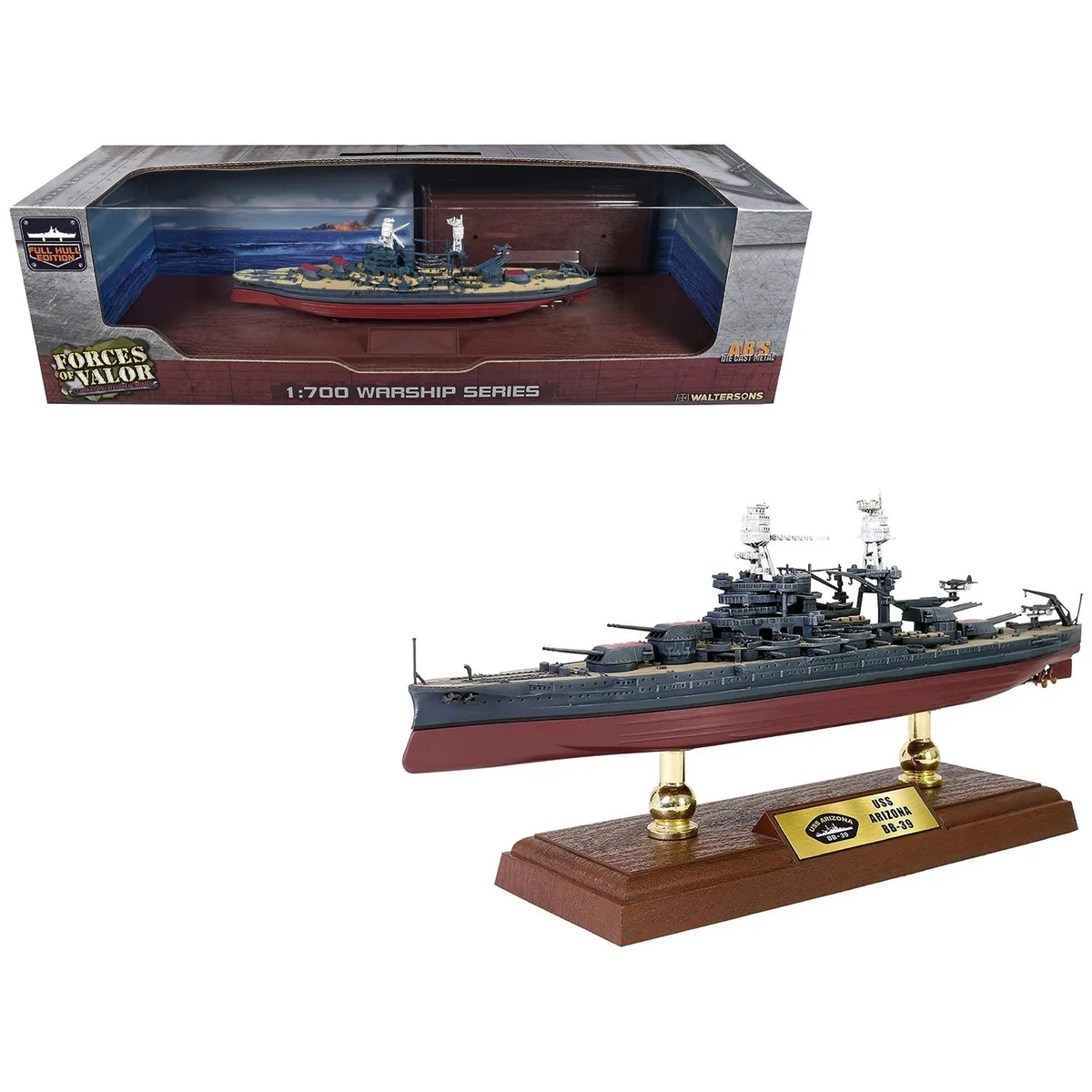 Forces Of Valor Forces Of Valor USS Arizona BB-39 1/700 Full Hull Edition hobby collectible — product photo