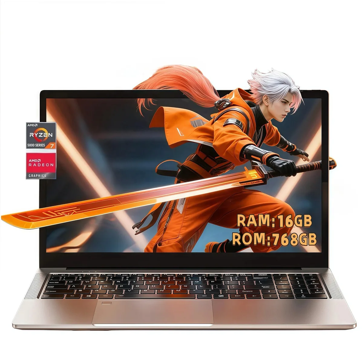 Toemaagic Toemaagic laptop AMD Ryzen 7 5825U 16GB 768GB 15.6 FHD Gray — product photo