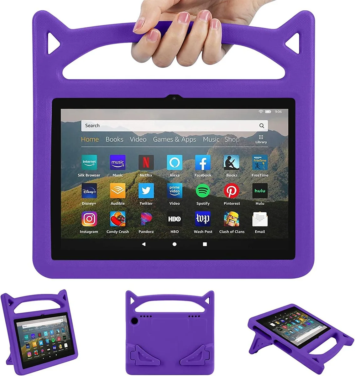 anicestore anicestore Tablet Case 11" Purple for Samsung Galaxy Tab A11+ A9+ SM-X230 X235 X236 X238 X210 X215 X216 X218 — product photo