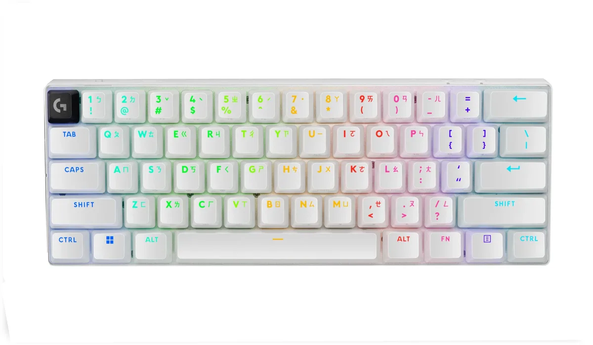 Logitech Logitech G PRO X 60 White Linear Wireless Gaming Keyboard — product photo