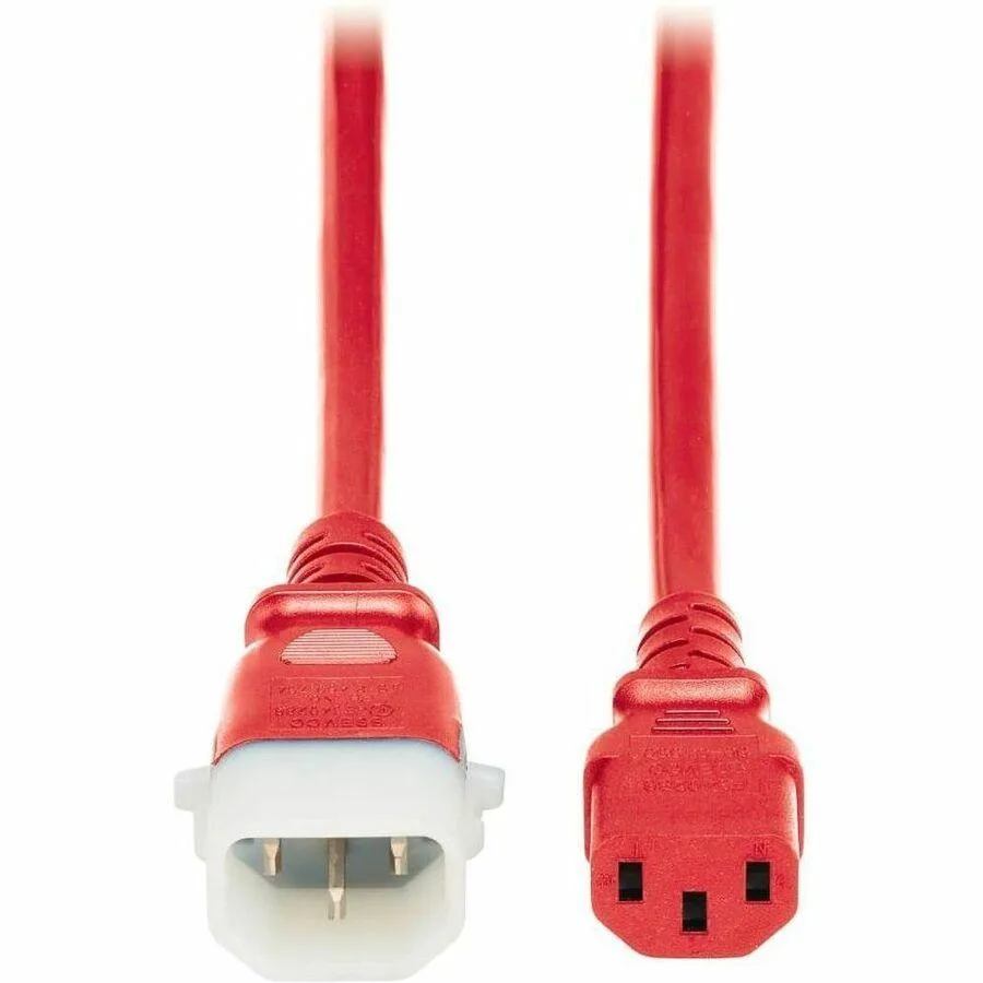 Eaton Eaton Computer Power Cords C13 to P-Lock C14 15A 250V Red 6 Pack — product photo