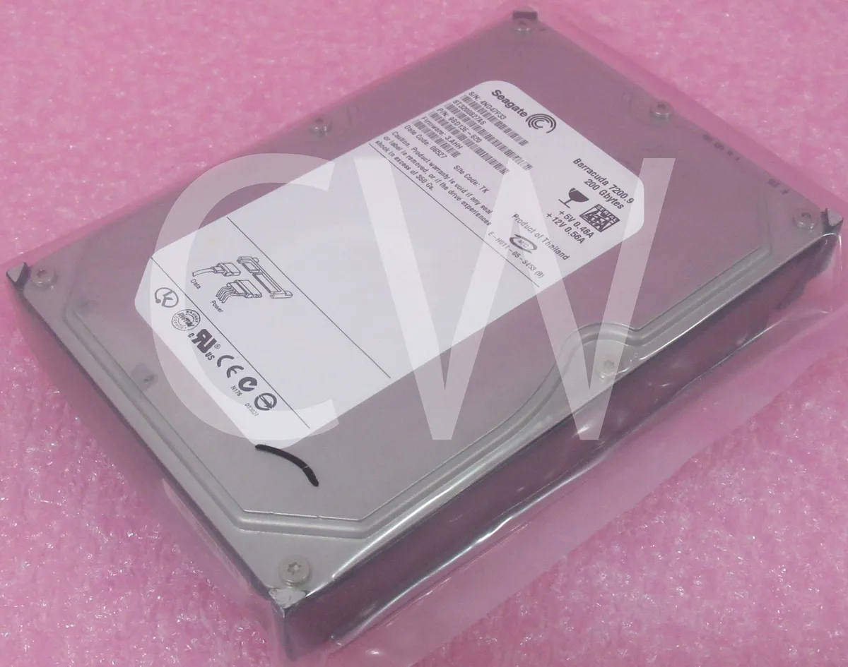 Seagate Seagate Barracuda 7200.9 ST3200827AS 200GB 7200RPM SATA 3.5" internal hard drive — product photo