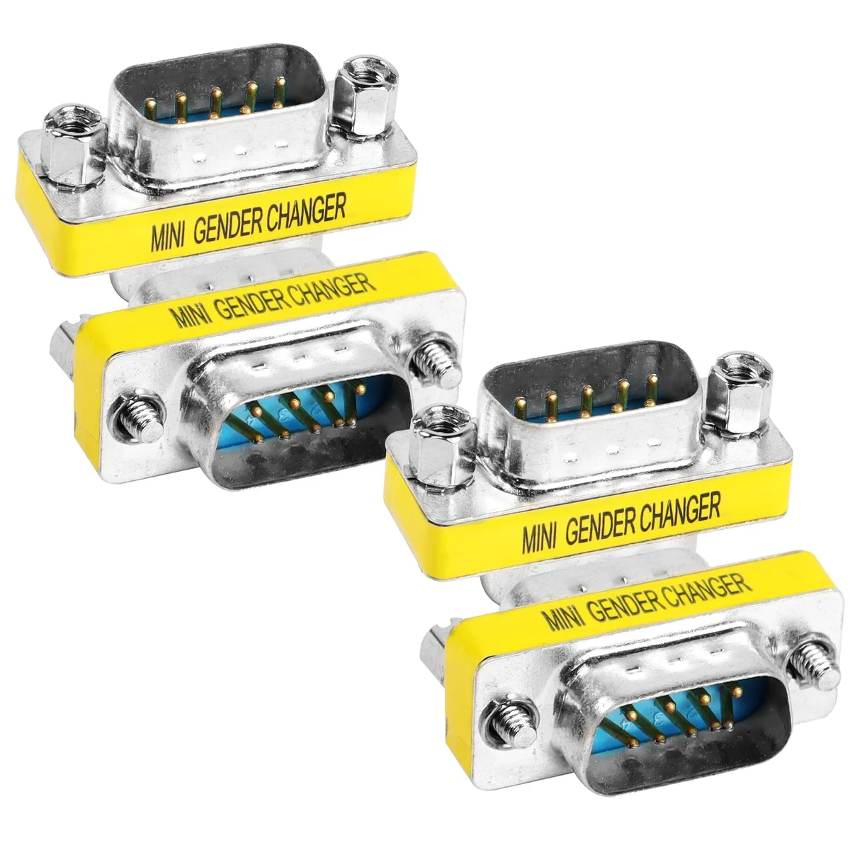 Vszerda Vszerda DB9 Gender Changer Male-to-Male 4-Pack — product photo