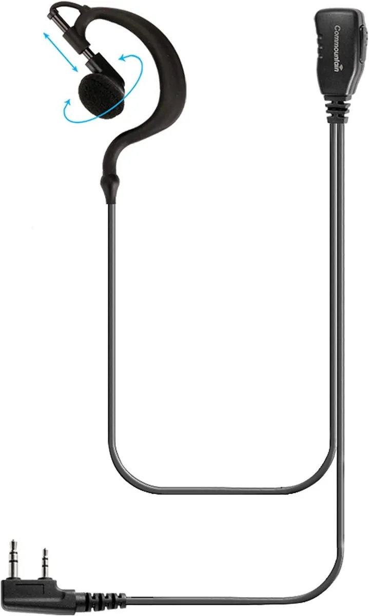 usbroway usbroway G-Shape Earhook Earpiece for Two-Way Radios — product photo