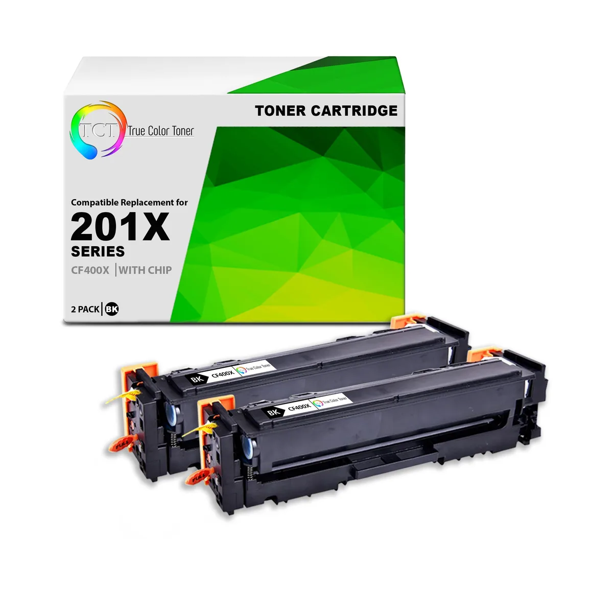 True Color Toner True Color Toner 201X Black Toner Cartridge 2 Pack — product photo