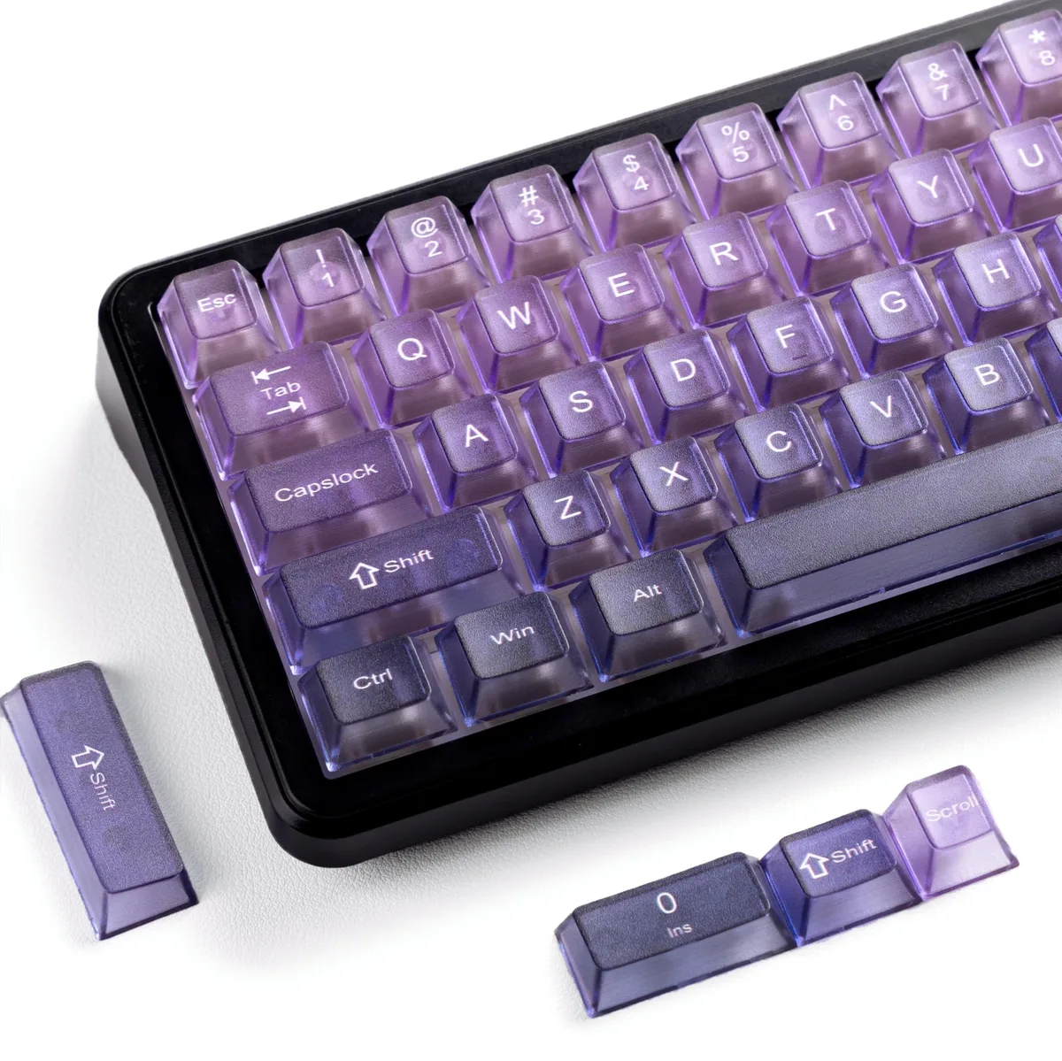 Womier Womier Gradient Purple Frosted Keycaps 115-Key Cherry Profile keyboard accessory — product photo