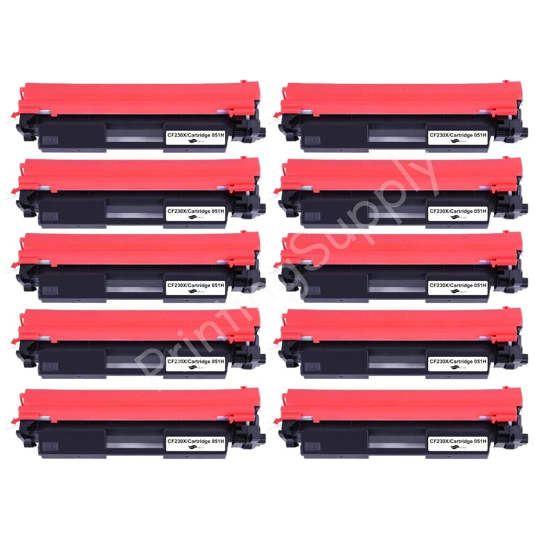 Ninestar Technology Ninestar Technology 10 Pack High-Yield Toner Cartridge HP 051H CF230X Black — product photo