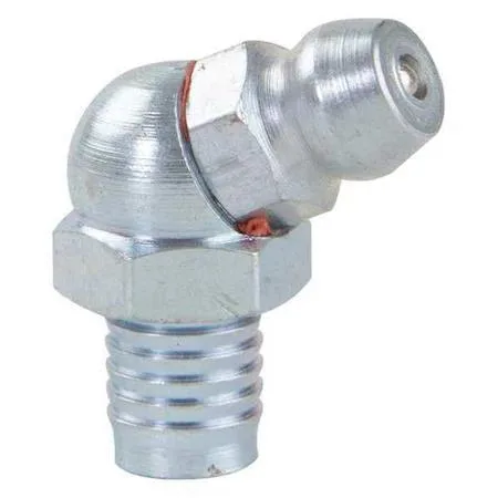Westward Westward 52NZ80 Grease Fitting 65 Deg Steel 49/64in PK10 — product photo