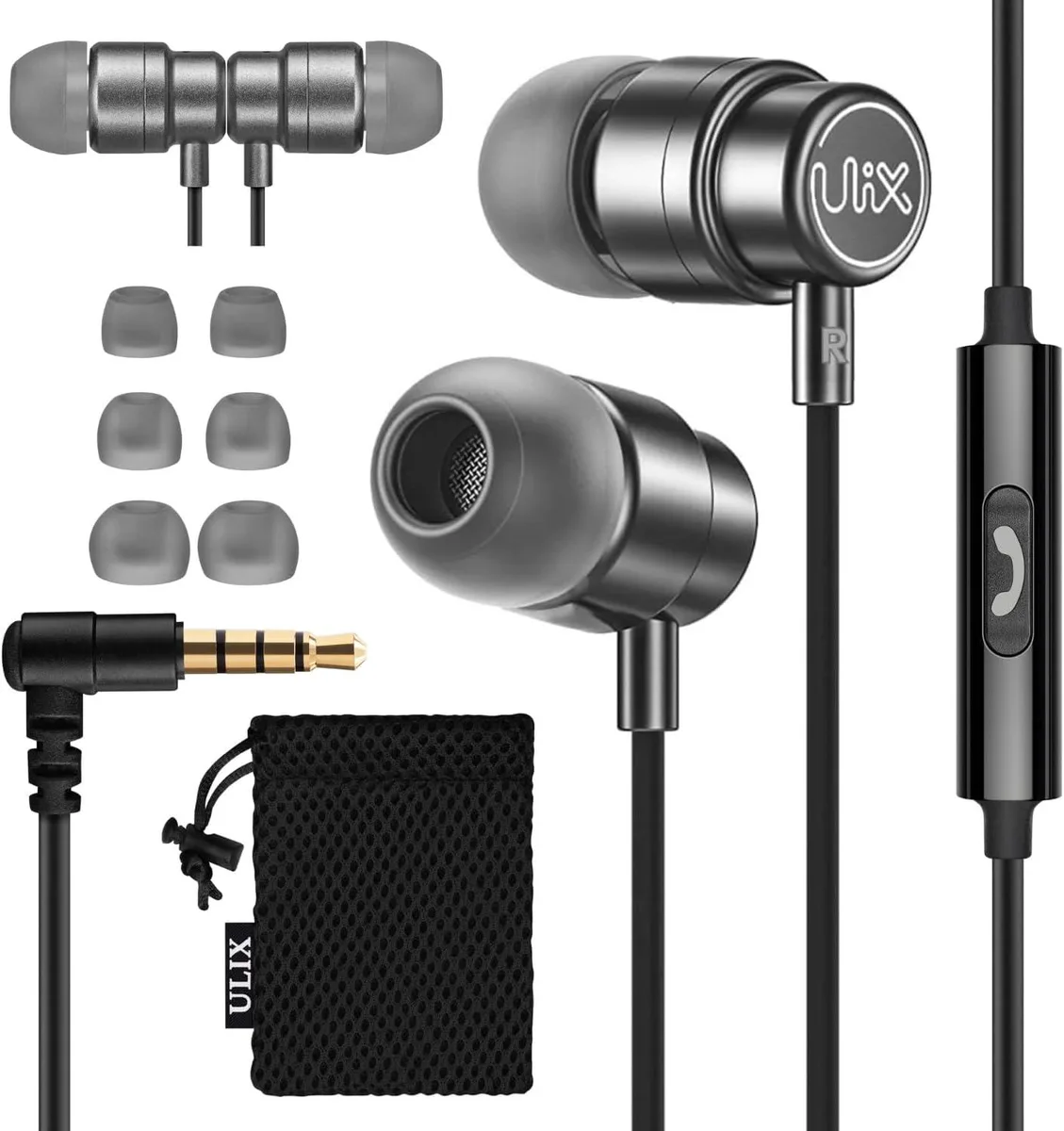 YINGHUA YINGHUA Rider Wired Earbuds Grey 48 Speakers — product photo