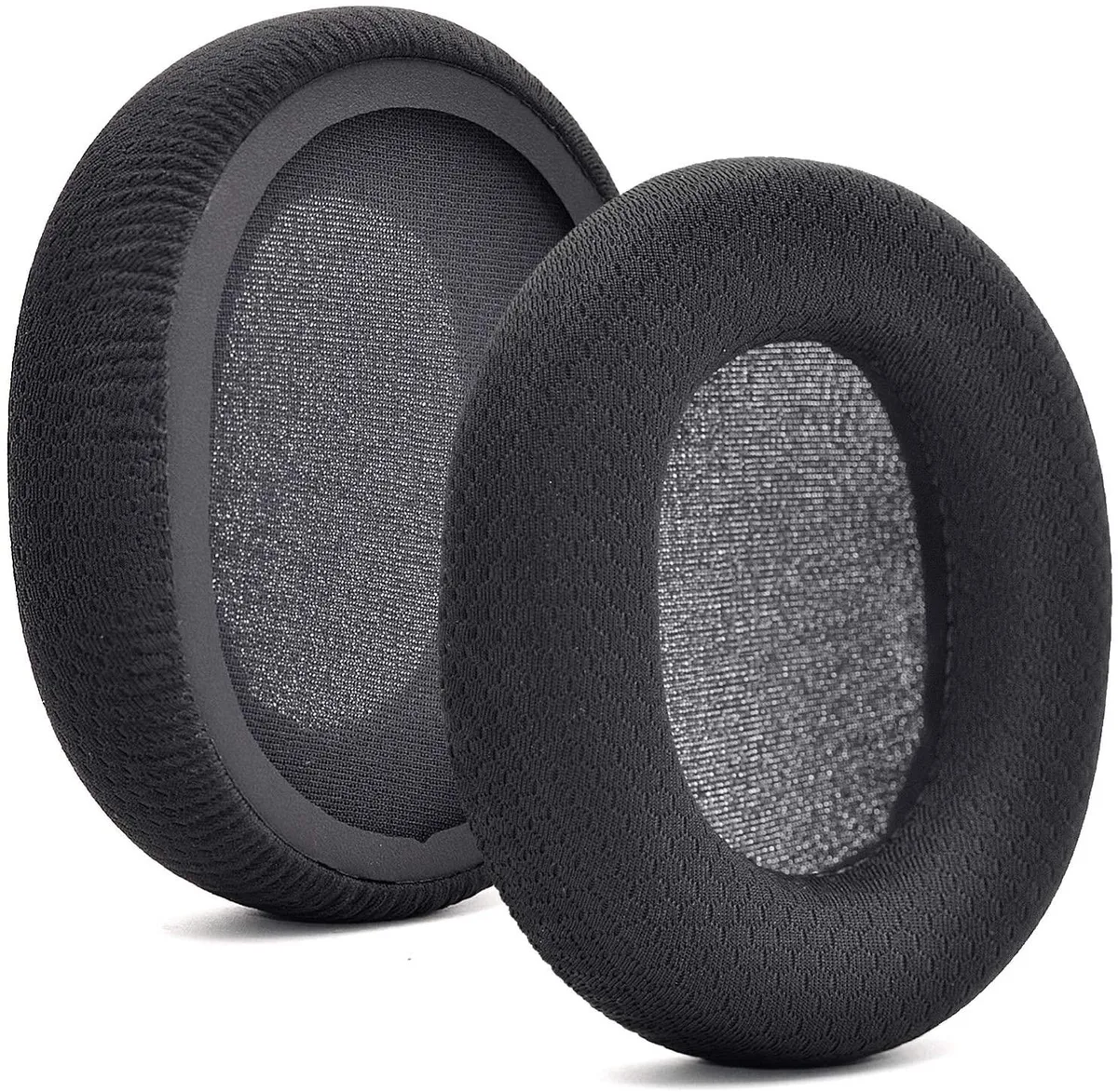 aibileec aibileec replacement ear pads for SteelSeries Arctis 3 5 7 black fabric pair — product photo