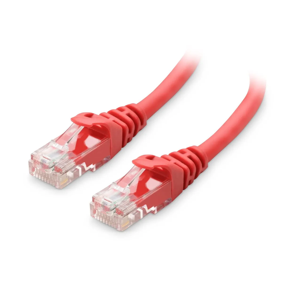 KEHIPI KEHIPI Cat 6 Ethernet Cable 25ft Red 10Gbps 24AWG — product photo