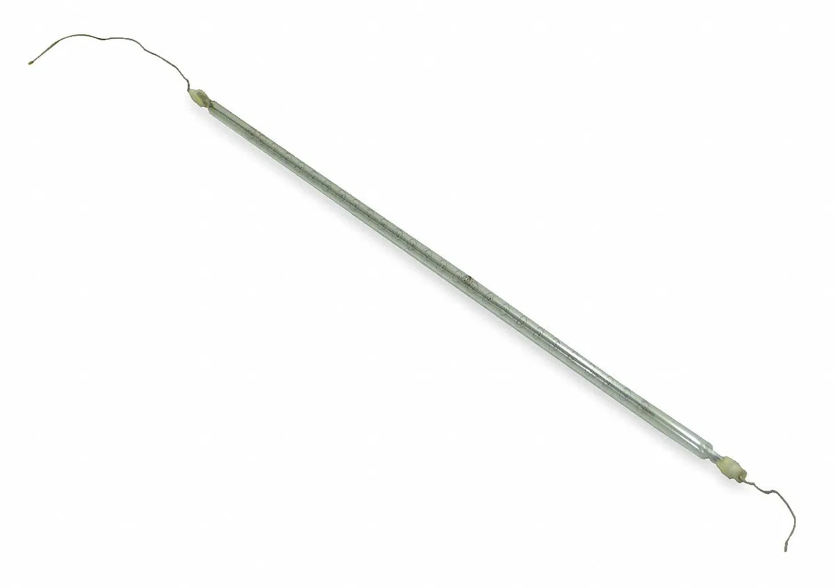 Clear quartz heating element 16 inches long horizontal mount