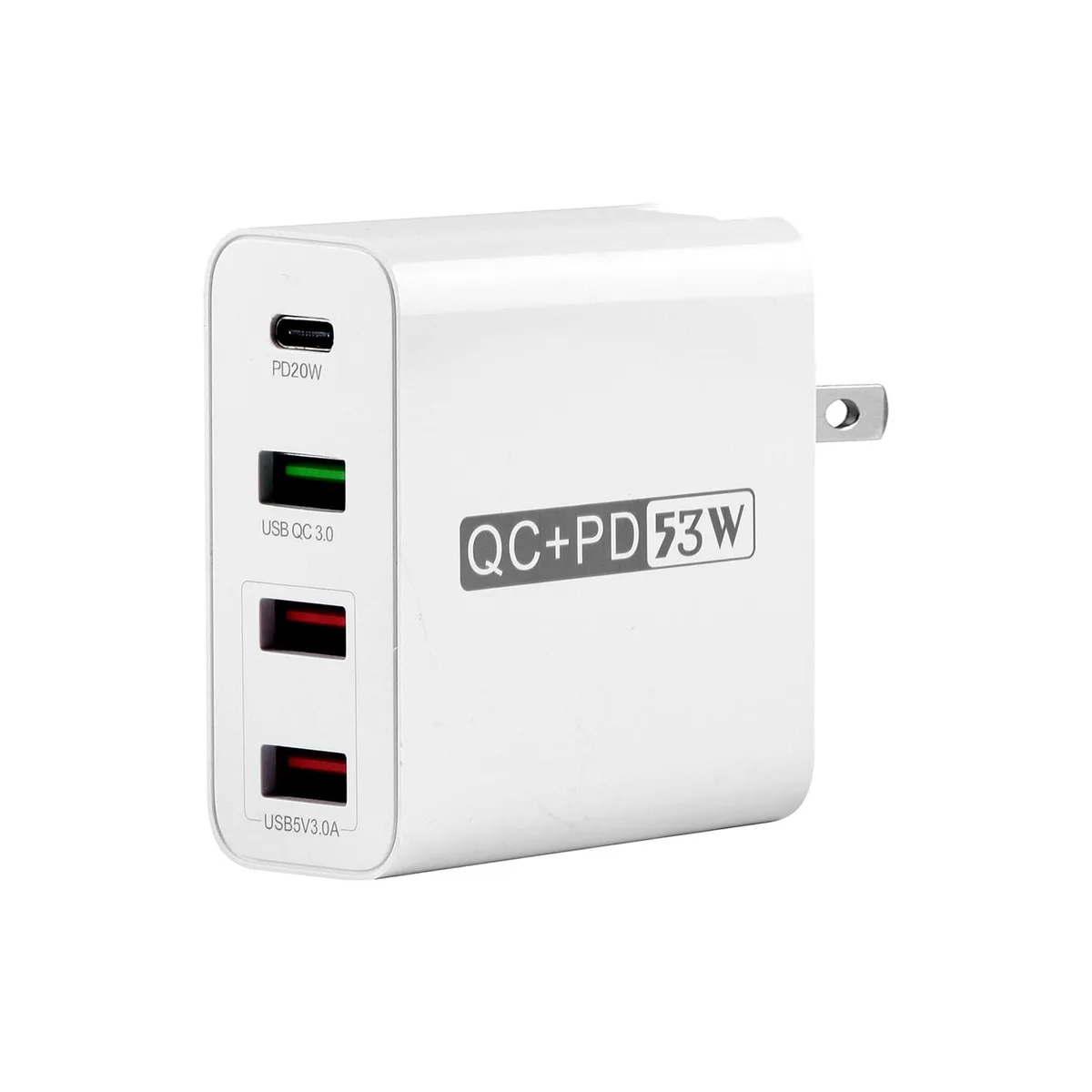 KEHIPI KEHIPI A6 4-Port 53W USB Charger White — product photo