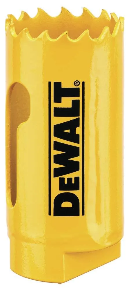 DeWalt DAH180016 25mm metal hole saw, multicolour finish, 15 inch length