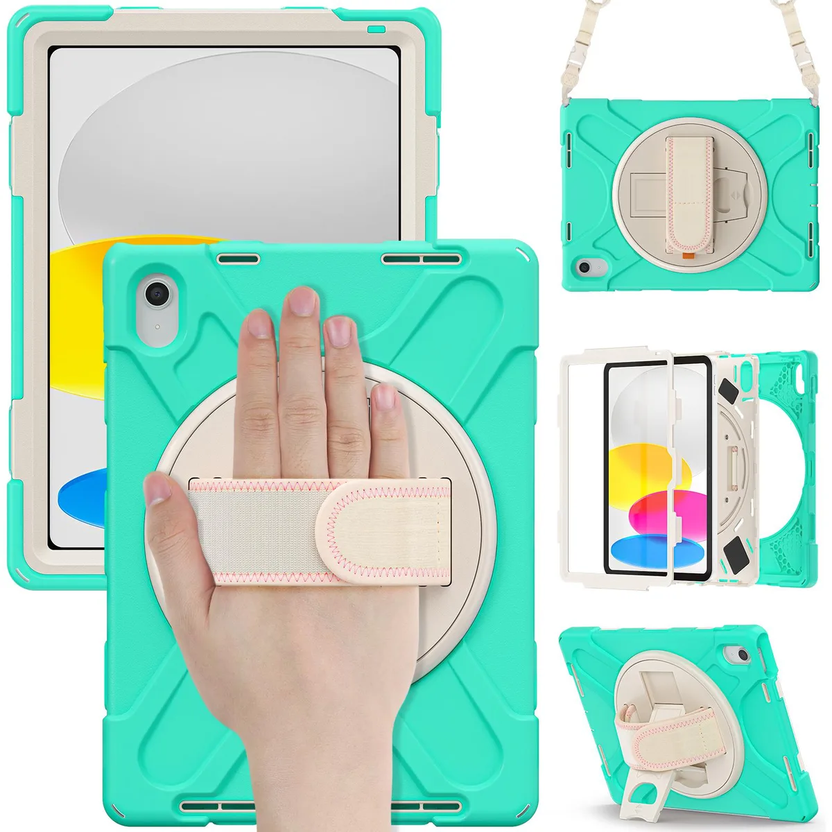 Werleo Werleo A2696 10.9 inch iPad 10th Gen laptop case Green — product photo