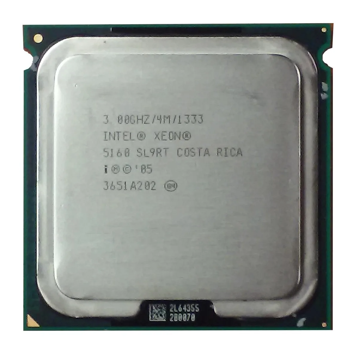 Intel Intel Xeon 5160 Dualcore 3.0 GHz 4MB L2 1333 FSB LGA771 65nm 80W Switch Module — product photo