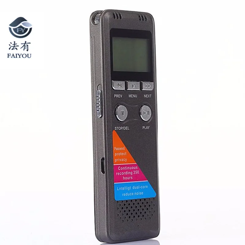FAIYOU FAIYOU DVR-700 8GB voice recorder black — product photo