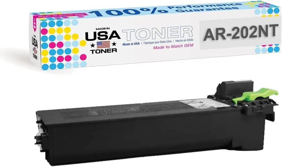 MADE IN USA TONER MADE IN USA TONER for Sharp AR162 AR201 AR207 ARM160 ARM207 Black toner cartridge 13000 pages — product photo
