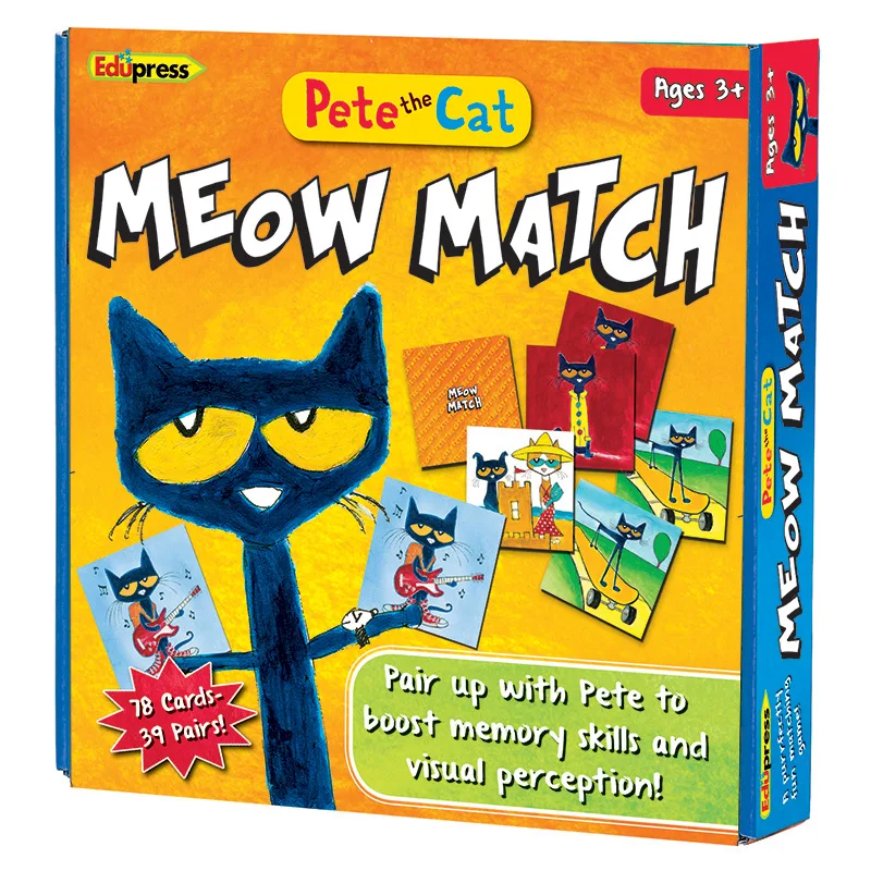 Teacher Created Resources Teacher Created Resources Pete The Cat Meow Match Game 2075 — product photo
