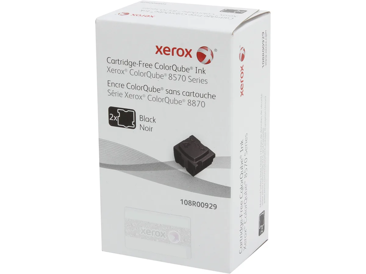 XEROX Xerox 108R00929 Solid Ink 2 Sticks Black 4300 Pages — product photo