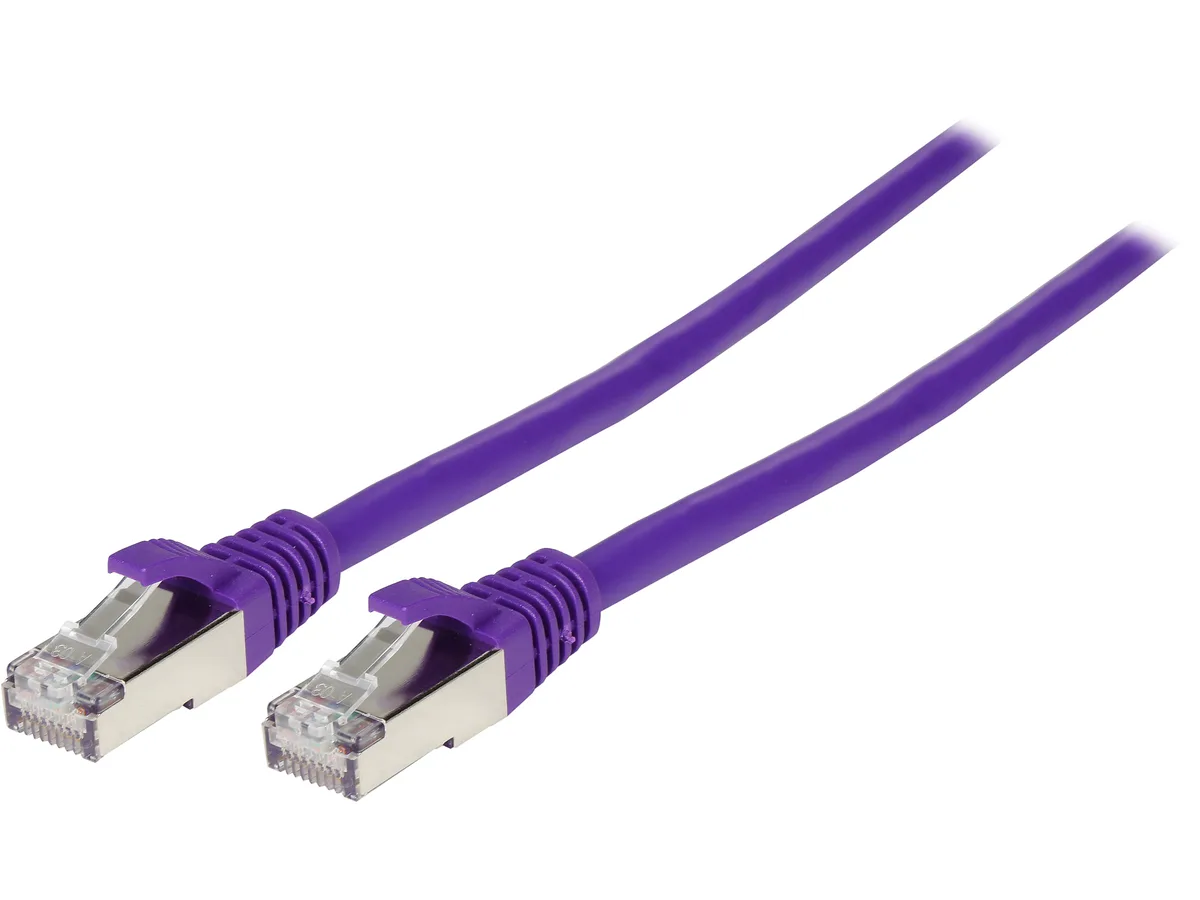 Cables To Go Cables To Go 00906 Cat6 Shielded Snagless Ethernet Cable Purple 10 ft — product photo