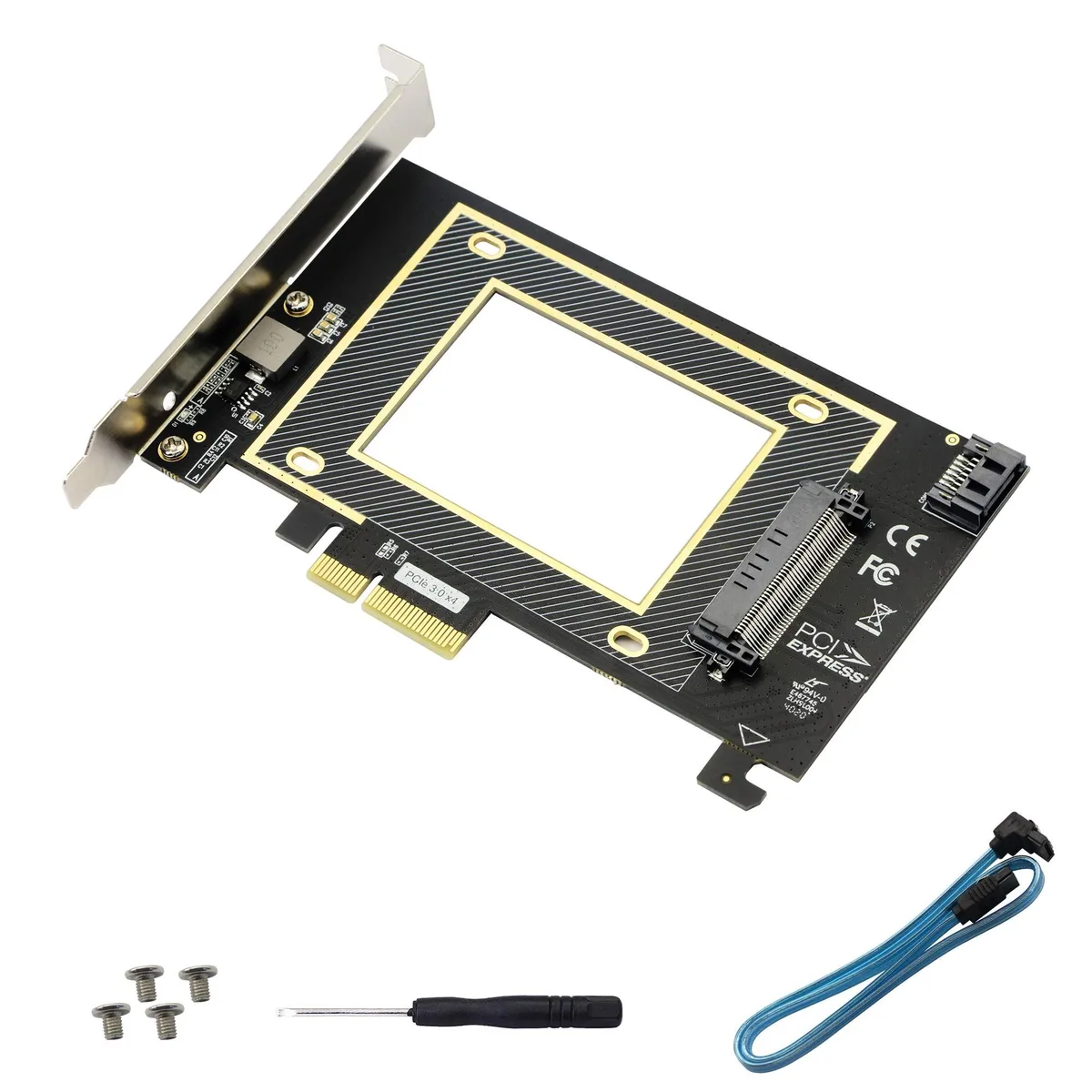 BUCIER BUCIER U.2 SFF-8639 to PCI-E 3.0 x4 Adapter SATA Cable — product photo