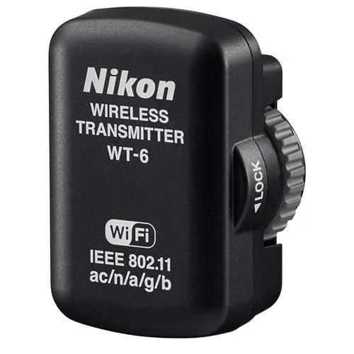 Nikon Inc Nikon WT-6A Wireless Transmitter #27161 for D5 130 Mbps 656 ft 802.11 ac — product photo