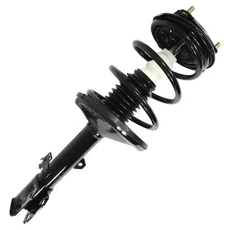 Unity 11257 front left strut assembly with coil spring and top mount