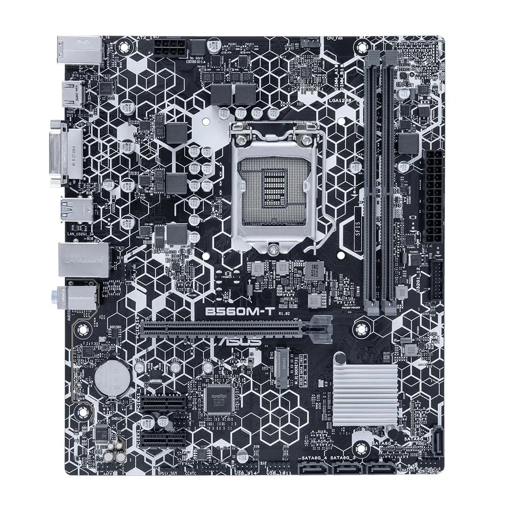 ASUS ASUS B560M-T Intel motherboard LGA 1200 B560 DDR4 64GB Micro ATX — product photo