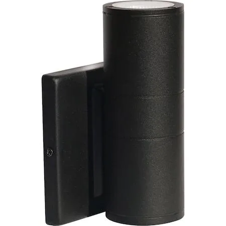 Nuvo Lighting Nuvo Lighting 62/1138 LED Small Up Down Sconce Fixture Black — product photo