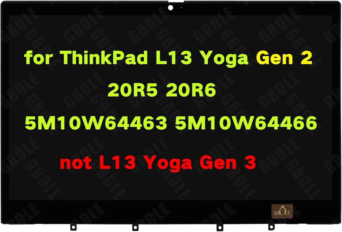 NUOLAISUN NUOLAISUN Touch Screen Assembly for ThinkPad L13 Yoga Gen 1/2 — product photo
